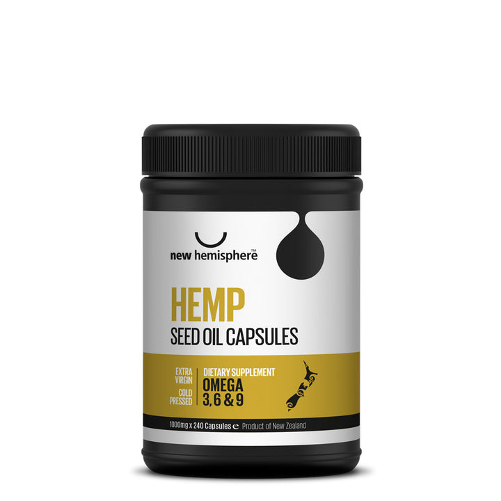 Hemp Seed Oil Softgels (1000mg)
